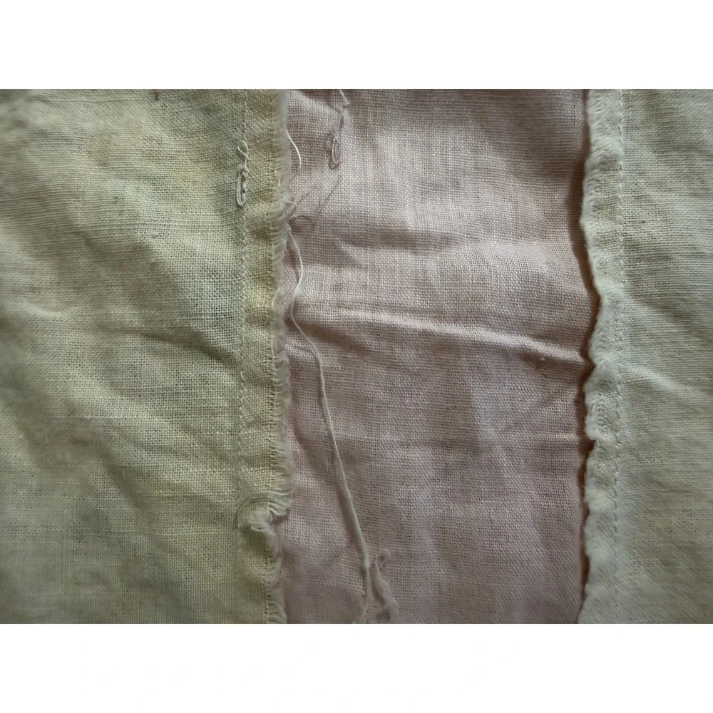Vintage Atq Handmade Quilt Butterfly Feedsack Quilt Topper Homemade 76